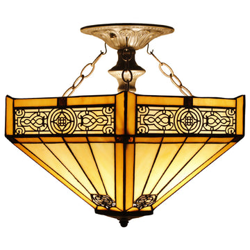 Werfactory® Tiffany Ceiling Lamp 16 Inch